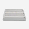 Stackers Classic Necklace & Bracelet Jewellery Box Layer - Pebble Grey