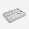 Stackers Classic Ring & Bracelet Jewellery Box Layer - Pebble Grey