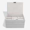 Stackers Classic Jewellery Box with Lid - Pebble Grey