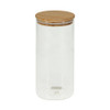 Kates Kitchen Glass Canister with Bamboo Lid 1.25L