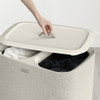 Joseph Joseph Tota 90L Separation Laundry Basket - Ecru