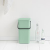 brabantia Sort & Go Waste Bin 16L - Jade Green