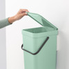 brabantia Sort & Go Waste Bin 12L - Jade Green