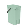 brabantia Sort & Go Waste Bin 12L - Jade Green