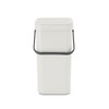 brabantia Sort & Go Waste Bin 12L - Light Grey