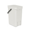 brabantia Sort & Go Waste Bin 12L - Light Grey