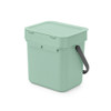 brabantia Sort & Go Waste Bin 3L - Jade Green