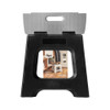 Vigar Compact 32cm Folding Step Stool - Black