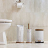White Magic Eco Basics Toilet Roll Holder - White