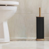 White Magic Eco Basics Toilet Brush - Black