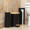 White Magic Eco Basics Toilet Brush - Black