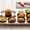 Nostik Reusable Muffin Tray Liner - 12 Pack