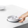 OXO Tot Stick & Stay Suction Divided Plate - Grey