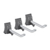 elfa Storage Track Accessory Hook 3 Pack - Grey