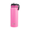 Oasis Challenger Stainless Steel Sports Bottle 550ml - Neon Pink