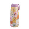 Oasis Stainless Steel Sports Straw Drink Bottle 780ml - Retro Floral