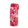 Oasis Stainless Steel Sports Straw Drink Bottle 780ml - Red Poppies
