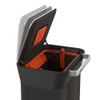 Joseph Joseph Titan Compactor Rubbish Bin 30L - Carbon Black