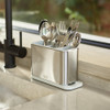 Joseph Joseph Surface Stainless Steel Cutlery Drainer - Stone