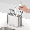 Joseph Joseph Surface Stainless Steel Cutlery Drainer - Stone