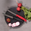 Victorinox Steak & Tomato Knife Round Tip Wavy Edge - Black