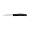 Victorinox Paring Knife Pointed Tip Wavy Edge - Black