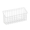 Wire Wall Mount Handy Basket Large - White