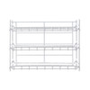 3 Tier Wire Can Rack - White