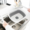 Collapse-A Extendable Sink Drainer with Plug