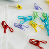 PVC Coated Steel Colourful Laundry Clothesline Pegs - 20 Pack