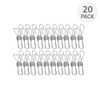 Stainless Steel Laundry Clothesline Pegs - 20 Pack