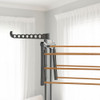 3 Tier Collapsible 26 Rail Clothes Airer with Wheels