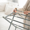 Concertina Expandable 11 Rail Clothes Airer - Grey