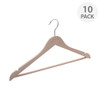 Eco Straw Fibre Clothes Hanger 10 Pack - Cream