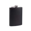 Bartender Stainless Steel Hip Flask 236ml - Matte Black Finish