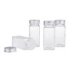 Appetito Glass Spice Jar Square with Shaker Lid - 115ml