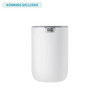 EKO Fandy Table Bin with Swing Top Lid 1.5L - White