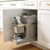 EKO Deco Single Pull Out Rubbish Bin 20L - Grey