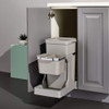 EKO Deco Single Pull Out Rubbish Bin 20L - Grey