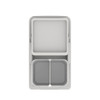 EKO Deco Single Pull Out Rubbish Bin 20L - Grey