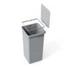 EKO Deco Duo Pull Out Recycling Bin 20L+15L - Grey