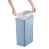 EKO Morandi Interlocking Touch Rubbish Bin 30L - Blue