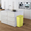 EKO Morandi Interlocking Touch Rubbish Bin 30L - Lime