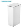EKO Morandi Interlocking Touch Rubbish Bin 30L - White