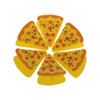 White Magic Cute Bag Clips 6 Pack - Pizza Slices