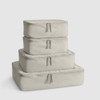 Globite Voyager Travel Packing Cube 4 Pack - Oatmeal