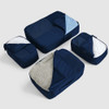 Globite Voyager Travel Packing Cube 4 Pack - Marine Blue