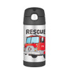 Thermos Funtainer Vacuum Insulated Drink Bottle 355ml - Fire Truck