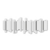 Umbra Sticks Wall Mounted 5 Hook Rack - White