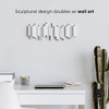 Umbra Sticks Wall Mounted 5 Hook Rack - White